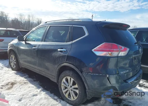 2016 Nissan Rogue Sv z USA, uszkodzony, nr VIN KNMAT2MV1GP734645